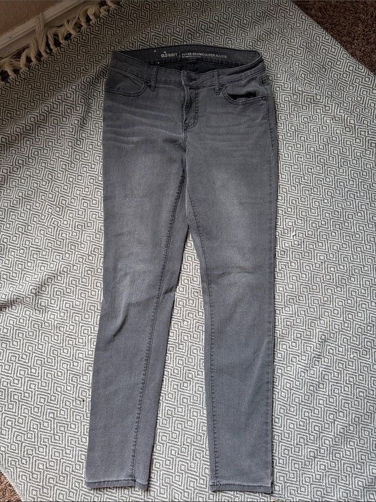 Old Navy Denim - Old Navy Charcoal Super Skinny Jeggings